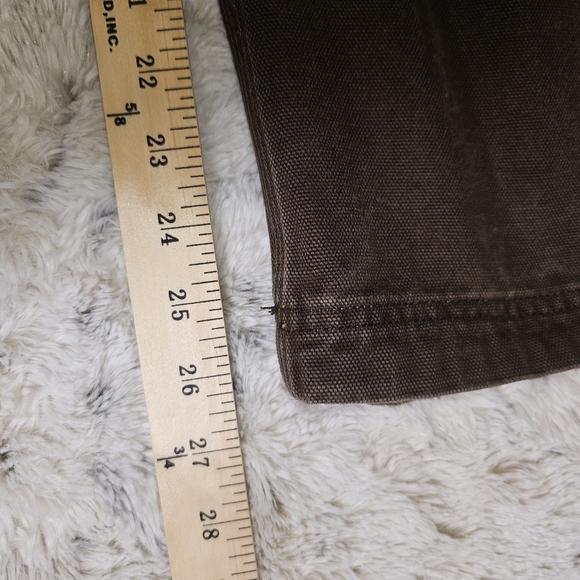 Duluth Trading Men's Brown Cargo Workwear pants Short 38x28 - Picture 12 of 14